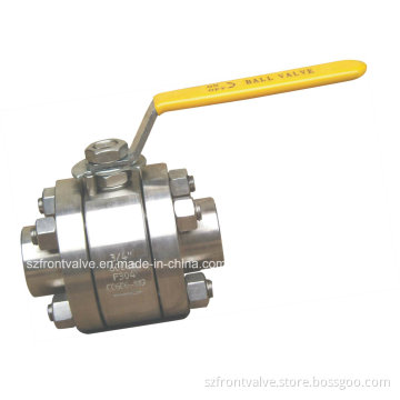 Forged Stainless Steel 3PC Threaded Ball Valve